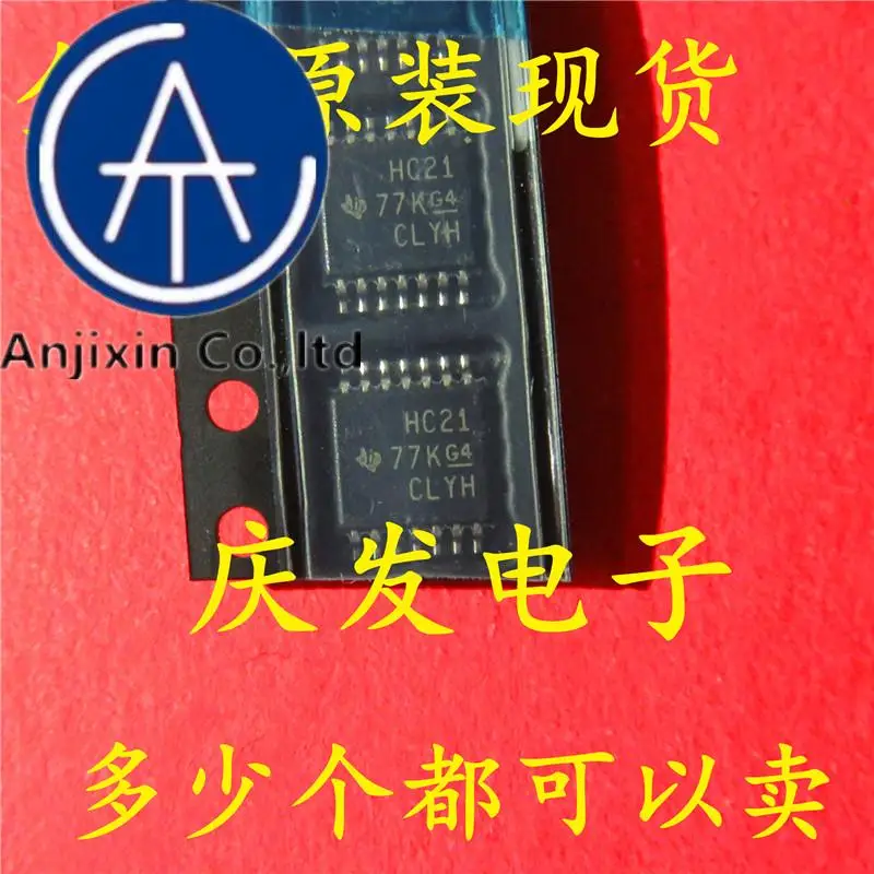 

10pcs 100% orginal new in stock SN74HC21PWR SN74HC21 silkscreenHC21 TSSOP14