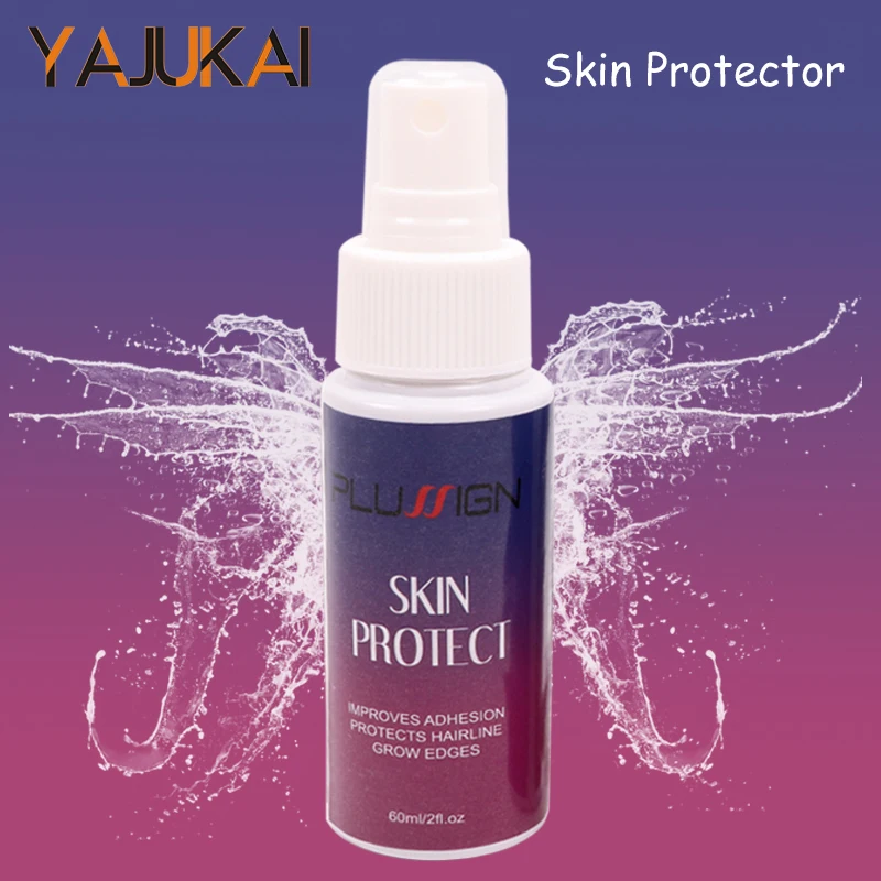 60ml Yajukai Wig Skin Protectant Primer Scalp Protector For Frontal 1Pcs Skin Clear Protect Spray For Wigs Works With Hair Tape