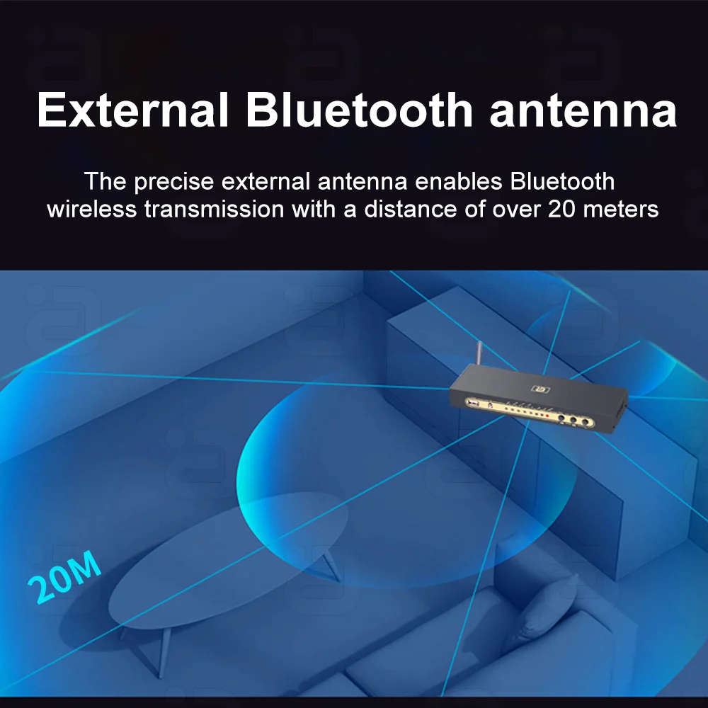 51 dekoder dźwięku Bluetooth 5.0 odbiornik muzyczny DTS AC3 Surround dekodowanie DAC konwerter dźwięku ARC CEC Splitter PC-USB U Disk