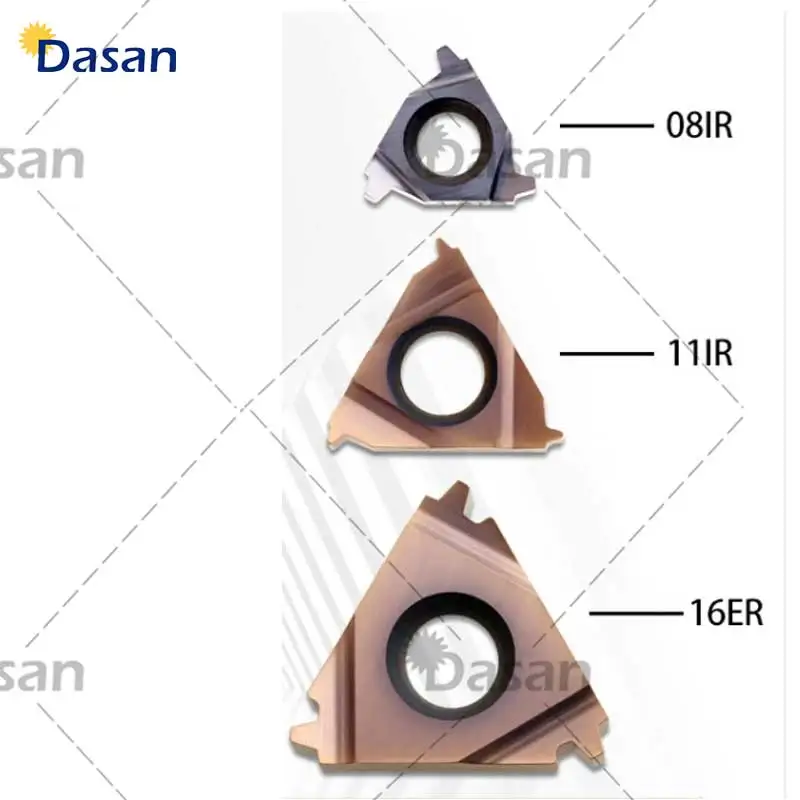 08IR 11IR 16ER 16IR  1.0TR  1.25TR  1.5TR 2.0TR 3.0TR Carbide Inserts Threading Blade High Quality CNCPlate Lathe Turning Tool