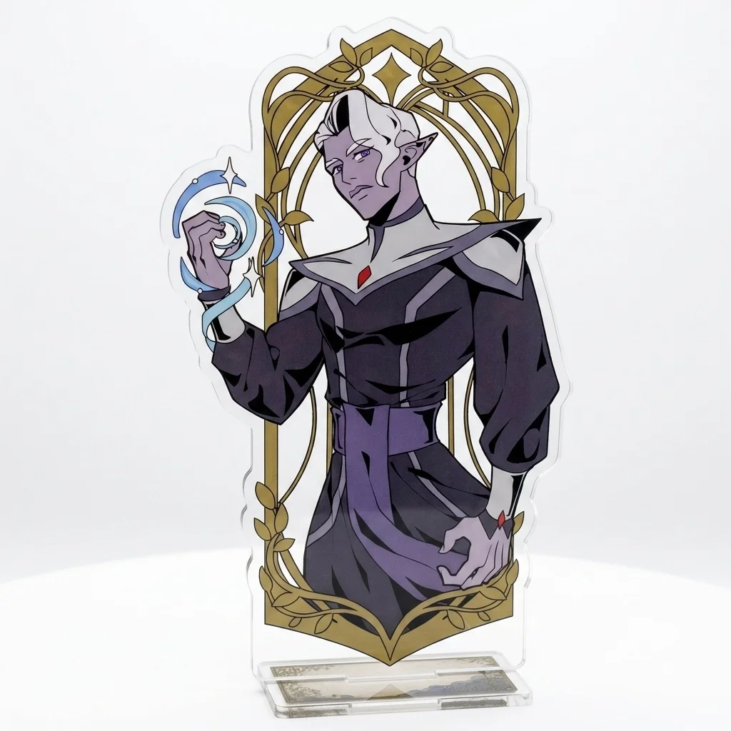 Critical Role Mighty Nein 15cm Acrylic Stand Jester Mollymauk Caleb Double Sided DnD Desktop Figure Fan Gift Keychain
