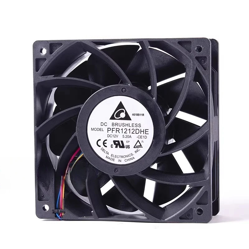 12038 original PFR1212DHE 5.20A large air volume temperature control ultra-violent cooling fan 12V