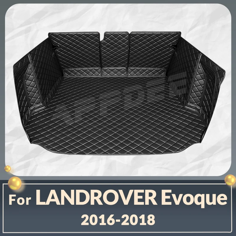 

Автомобильный коврик для багажника с полным покрытием для Landrover Evoque 2016-2018 17, автомобильный коврик для багажника, подкладка для груза, защитные аксессуары для интерьера