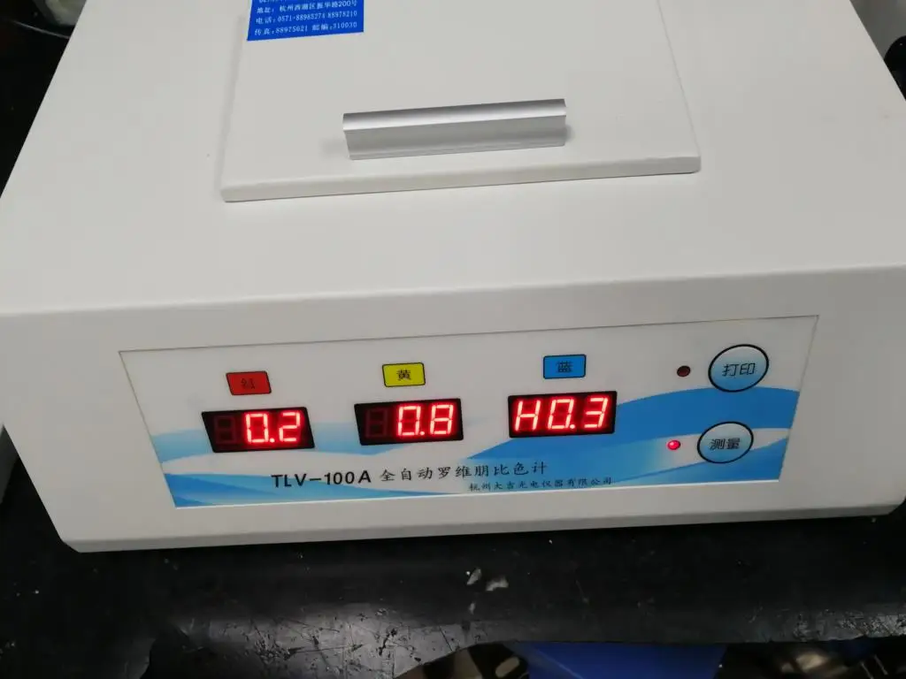 220V Grease Colorimeter Digital Display Automatic Grease Colorimeter with Print Test Results TLV-100A