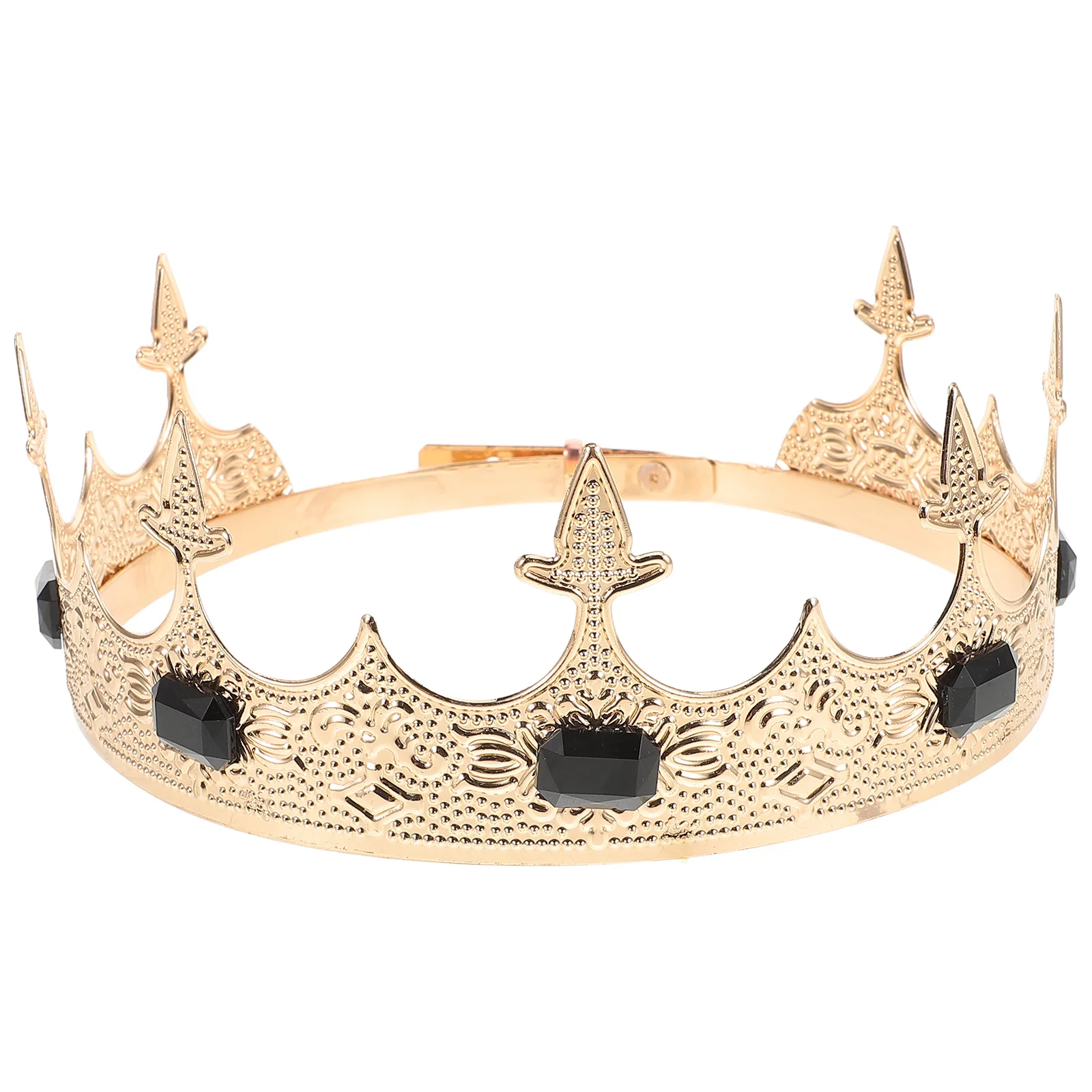 

Готическая тиара, корона для женщин и мужчин, средневековый королевский головной убор со стразами, диадема для выпускного вечера, дня рождения, свадьбы, аксессуар