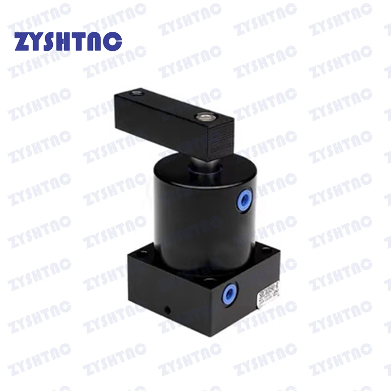 Imagem -06 - Aperto de Rotação do Cilindro Pneumático Pequeno Corner Down Pressure Src25 Src32 Src40 Src50 Src63-d Degree Swing Garden Tools