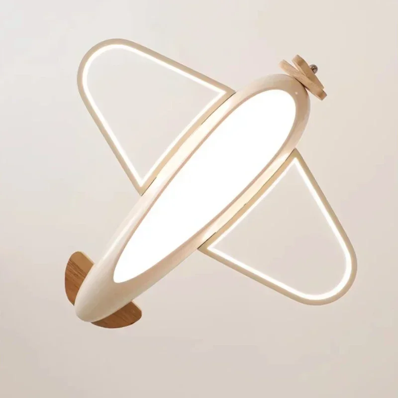 Creative Airplane Style LED Ceiling Chandelier Light for Modern Boys Girls Kids Bedroom Children Room Home Decor Simple Design