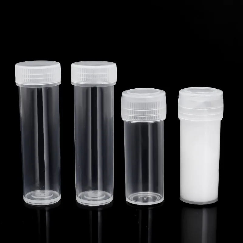 Leak-proof Mini Plastic Refillable Container Clear Travel Sample Jar Storage Bottle for Liquid Spice Pill Organization Wholesale