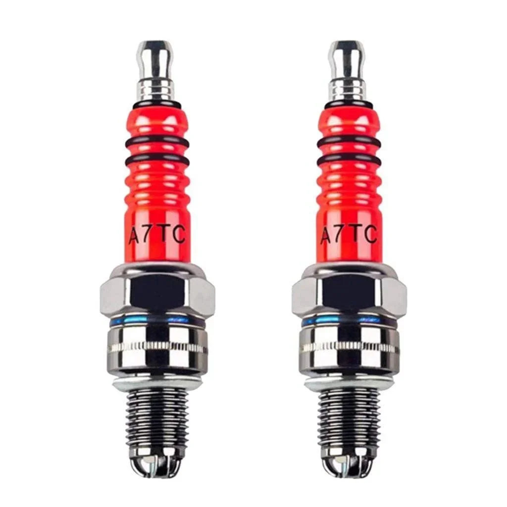 Racing 3 Electrode Spark Plug A7tc for 50cc 110cc 125cc 150cc Atv Scooter Dirt Bike Go Kart