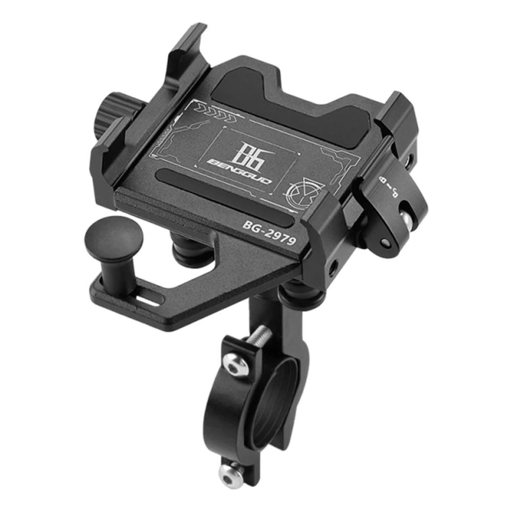 

Mountain Bike Phone Holder 360 Rotation Shock-Absorbing Mobile Phone Rack Universal Cell Phone Bracket for 4.5-7 Inch Smartphone