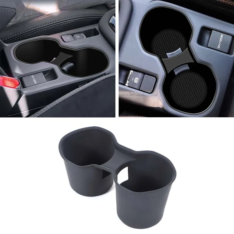

For Subaru Forester 2025 Silicone Car Center Console Water Cup Holder Anti-Slip Mat Drink Holder Protector Met Car Accessories