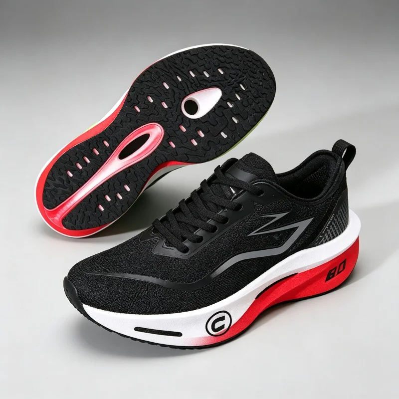 Carbon Plate Men Running Shoes Breathable Athletic Sneakers Comfortable Training Race Outdoor Marathon Women Sports Tennis Shoes