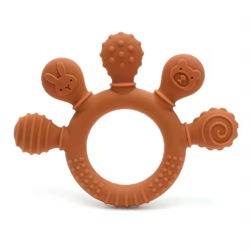 erduo Silicone Baby teether anxiety teething toys 0 12 months chew beads sensory gum relief soother - Image 9