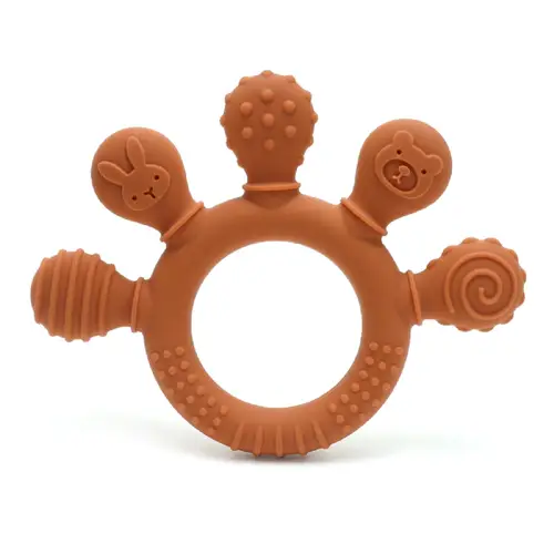 erduo Silicone Baby teether anxiety teething toys 0 12 months chew beads sensory gum relief soother - Image 9