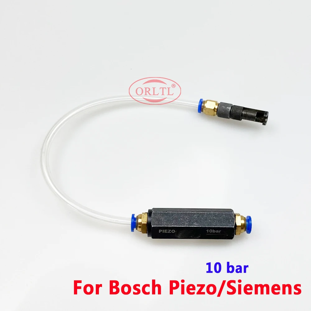 ORLTL 10bars Piezoelectric Injector Test Bench Detection Connection Oipe Oil Return One-way Oil Return Pipe  For Bosch Siemens