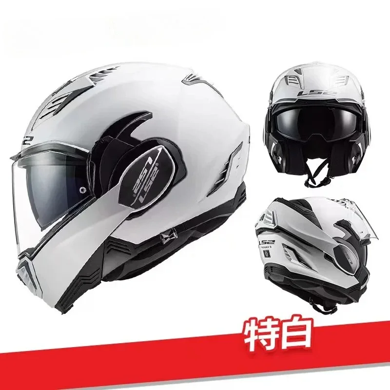 LS2 FF900 Valiant Urban Flip up Motorcycle Helmet Man Full Face Modular Racing Capacete Ls2 Helmet Casco Moto De Motocicleta