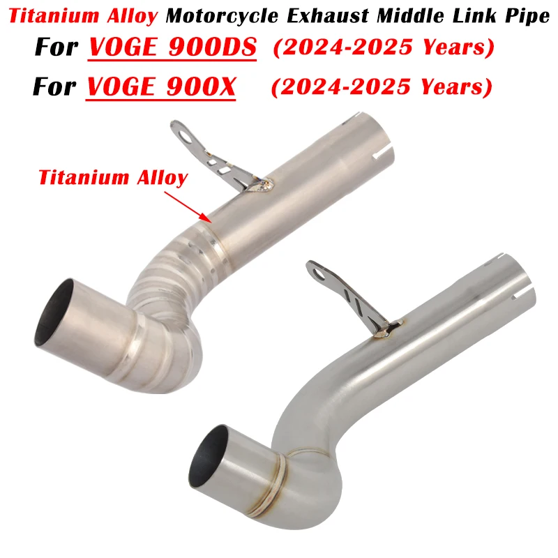 For VOGE 900X 900DS 900 DS X DSX 2024 2025 Motorcycle Exhaust Escape Modified Original Muffler Titanium Alloy Middle Link Pipe