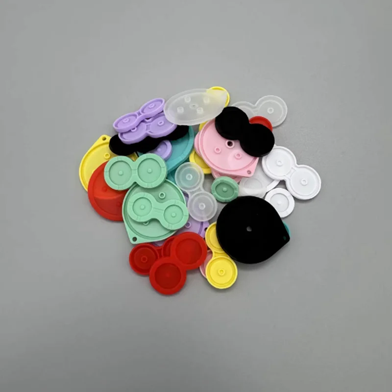 200set Color High Quality Game Accessory Rubber Pads Button Silicon Pads for Gameboy ADVANCE SP GBASP