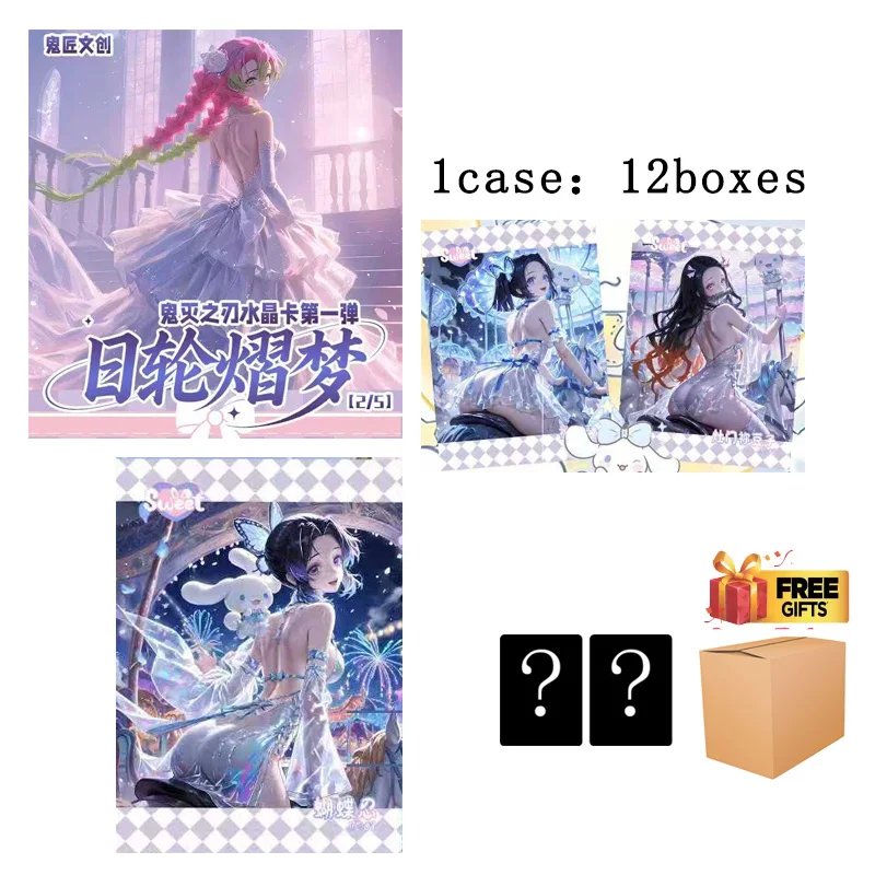 

Хрустальные карты аниме «Убийца демонов» 90x125 мм, голографическая коллекция с кроссовером Доро Эмодзи