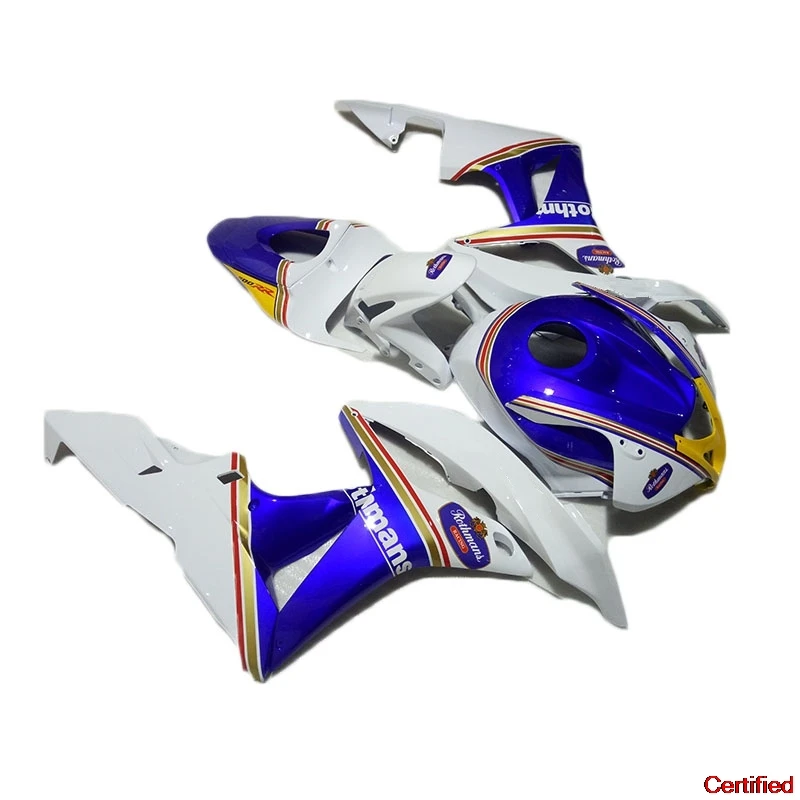 Motorcycle fairings kit Fit for Honda CBR600RR 2007 2008 CBR 600rr 07 08 White blue Fairing ZXMT DS87