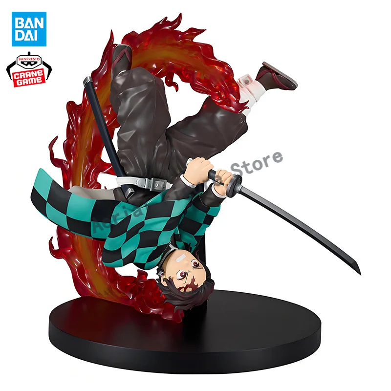 BANPRESTO Original VIBRATION STARS Demon Slayer Tanjiro Kamado 15cm figura personaje modelo juguete colección de regalo