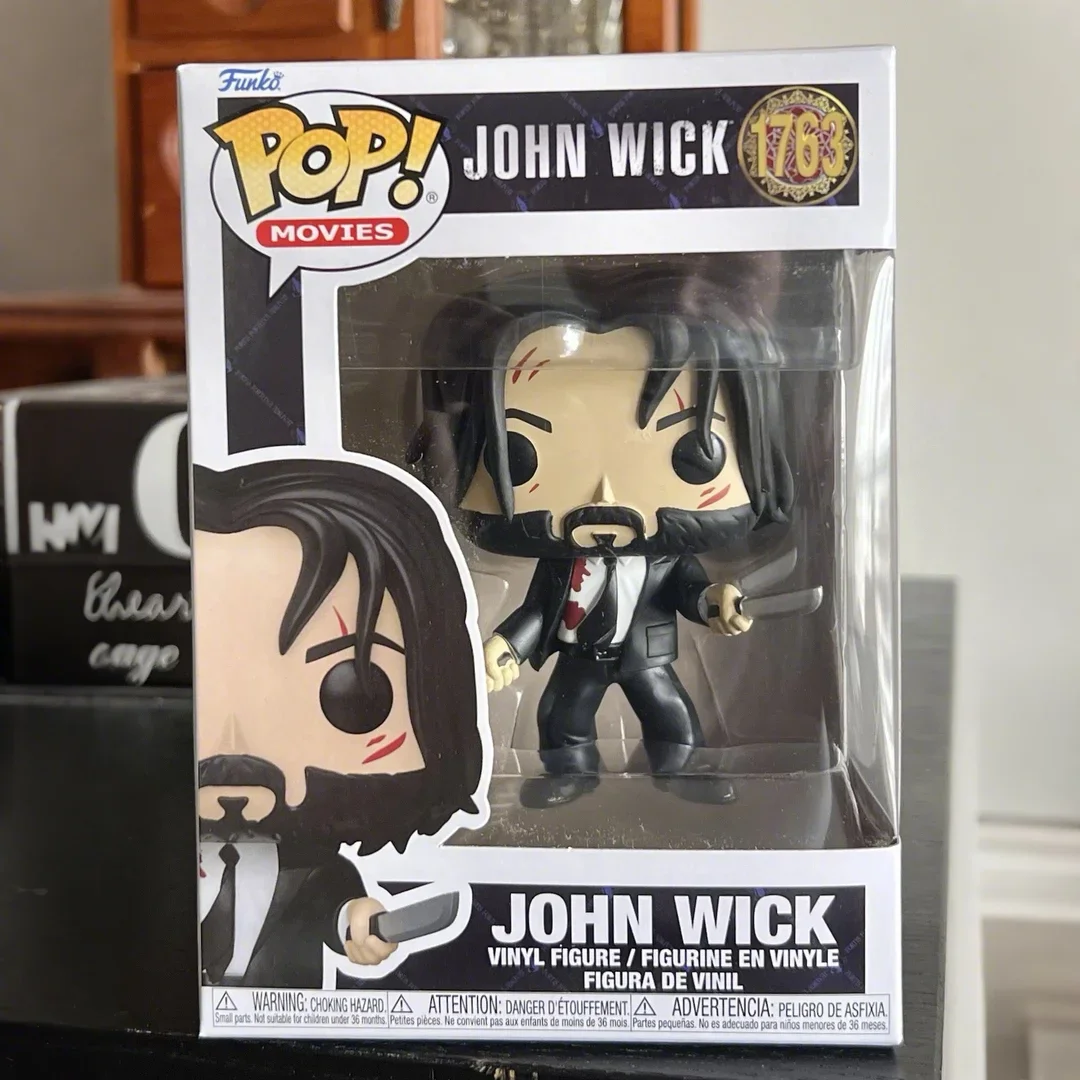 

Фигурка John Wick Funko Pop John Wick с двойными ножами # 1763 Виниловая фигурка 3,85 дюйма, коллекционные игрушки, ограниченная серия, игрушка в подарок