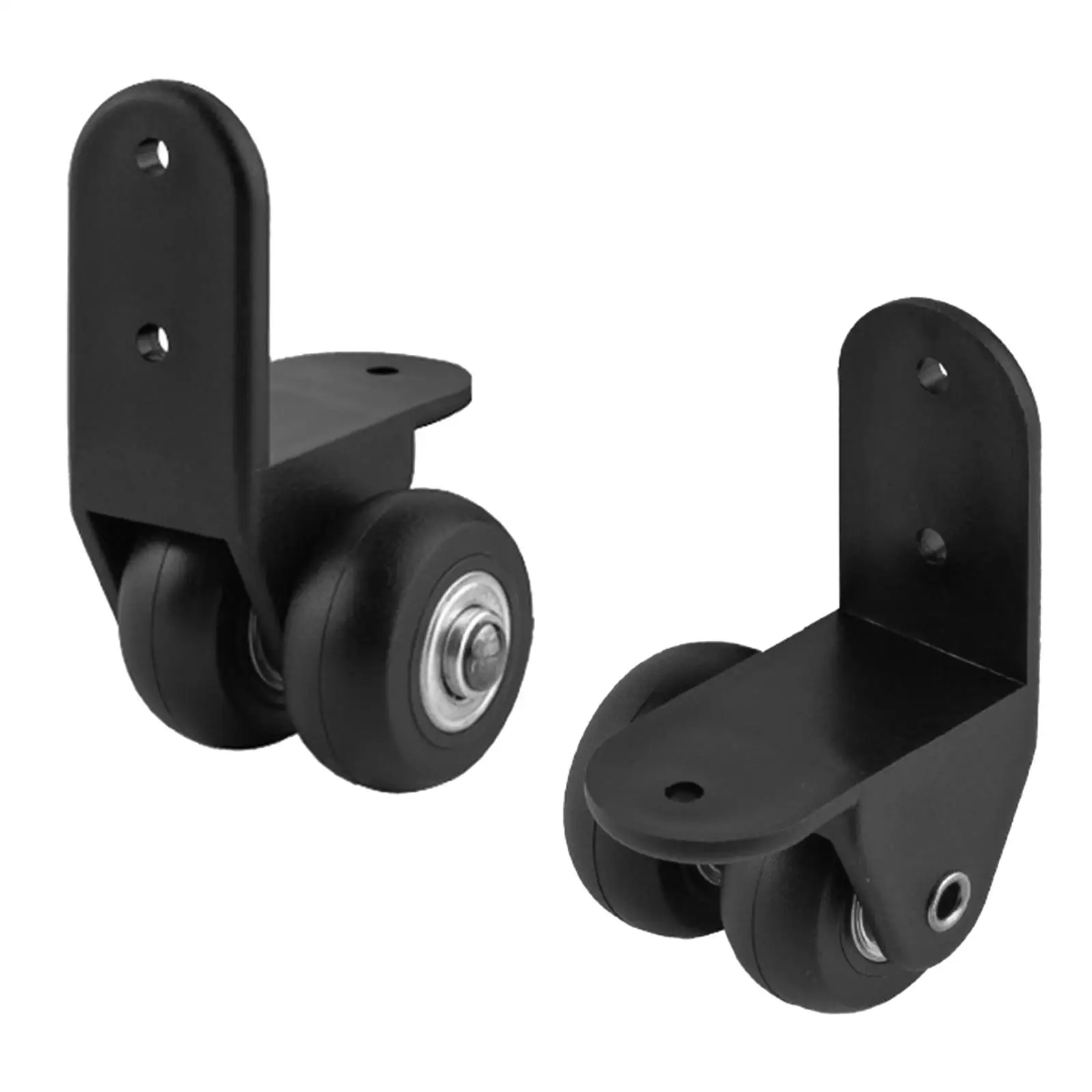Dual Roller Luggage Caster Wheels Sturdy Replacement for Support Suitcases Folding Suitcase Rack and Portable Luggage Holder