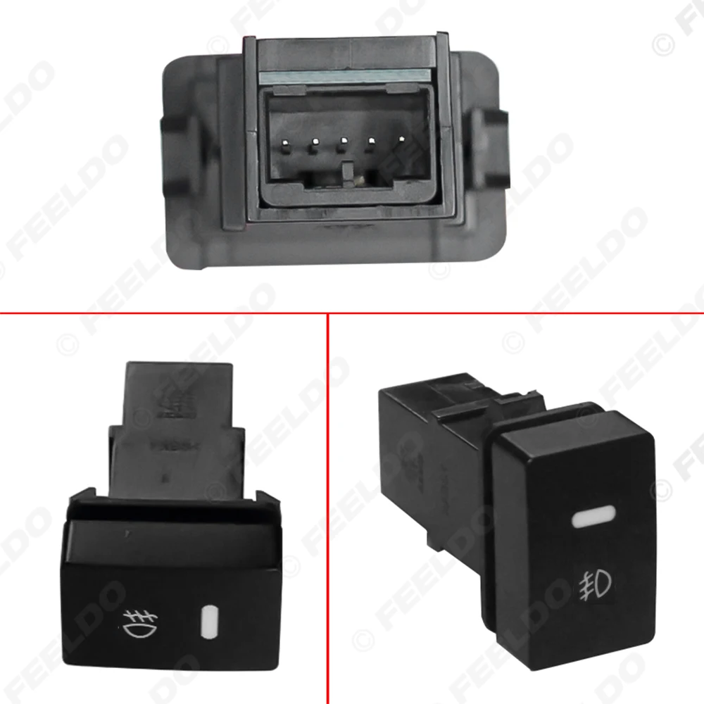 Car Fog Light Wiring Harness Socket Switch with LED Indicators Relay For Honda Fit H11 Wire Adapter Kits