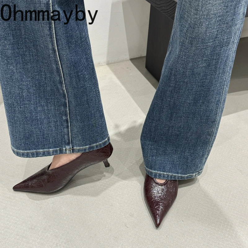 Elegant Pointed Toe Thin Heel Women's Office Pumps - 2026 Style