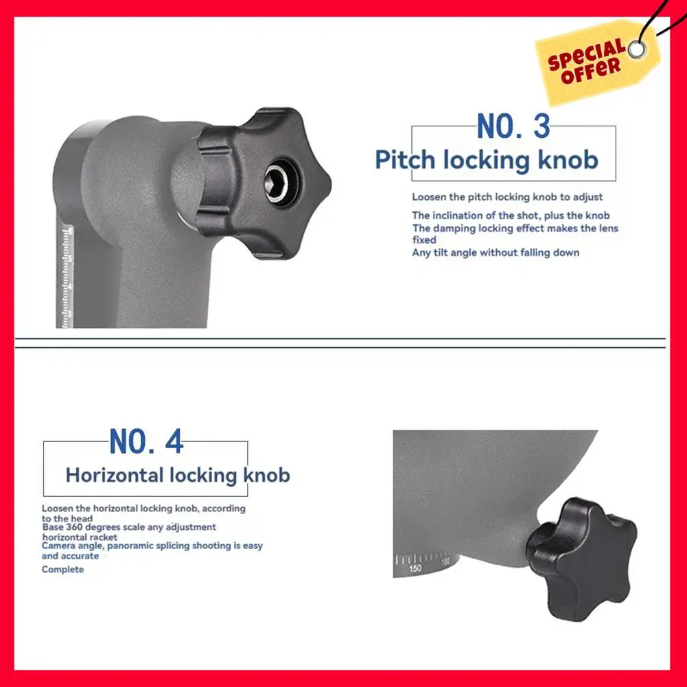 

-A25M Photography Gimbal Tripod Heads Monopod Telephoto Lens Bird Heads Gimbal For Professional Photography Supplies