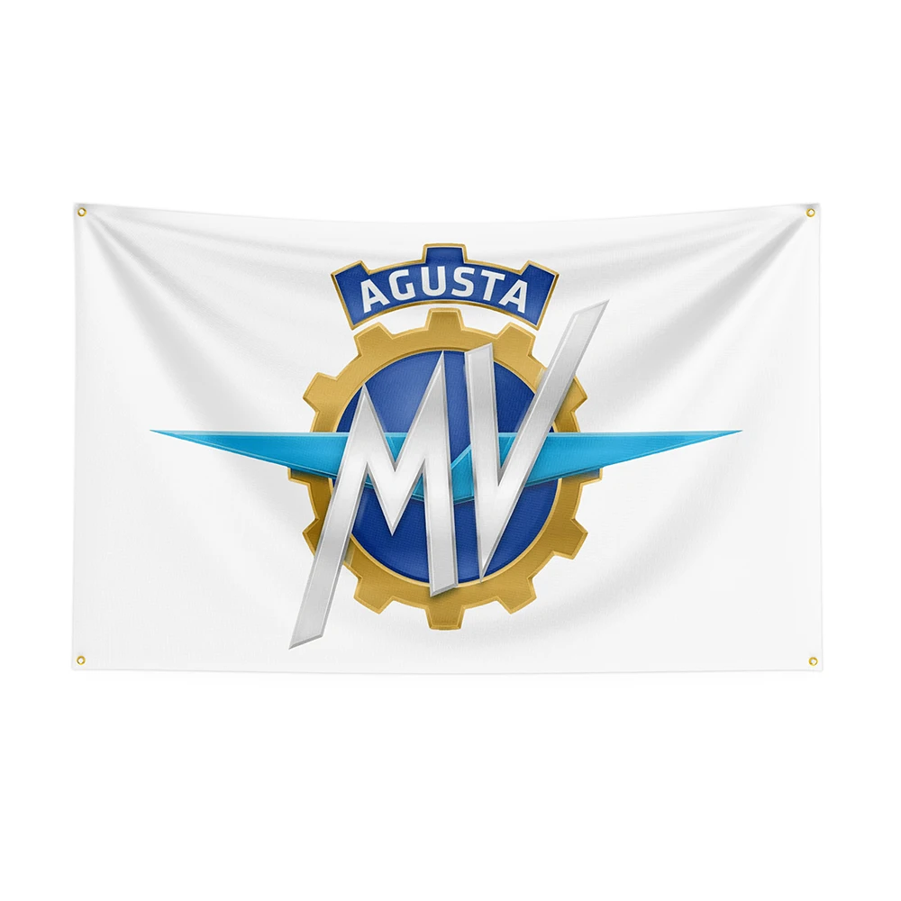 3x5Ft MV Agustas Flag Polyester Printed Racing Car Banner For Decor