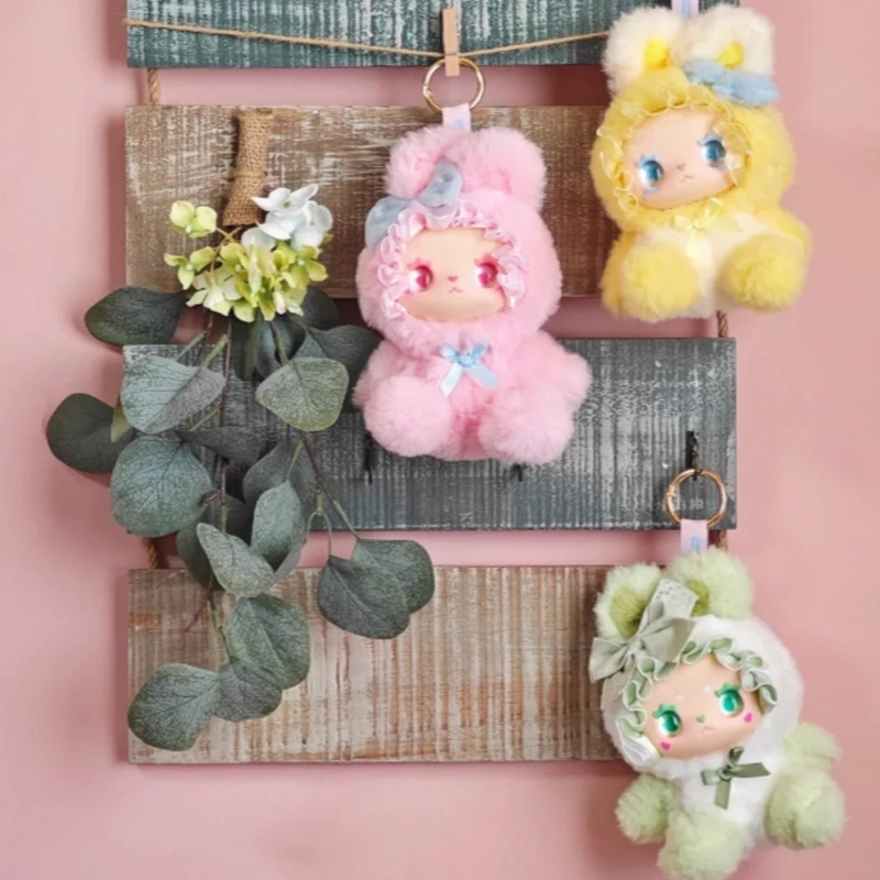 Collezione di bambole con scatola cieca della serie Rabbit Alliance, figurine da collezione, versione femminile, giocattolo per il viso in vinile, hobby alla moda