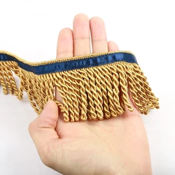 5Yard Tassel Lace Twist Rope Fringe Webbing Width 6cm DIY Decorative Curtain Fabric Trim Lamp Ribbon Belt Sewing Accessories
