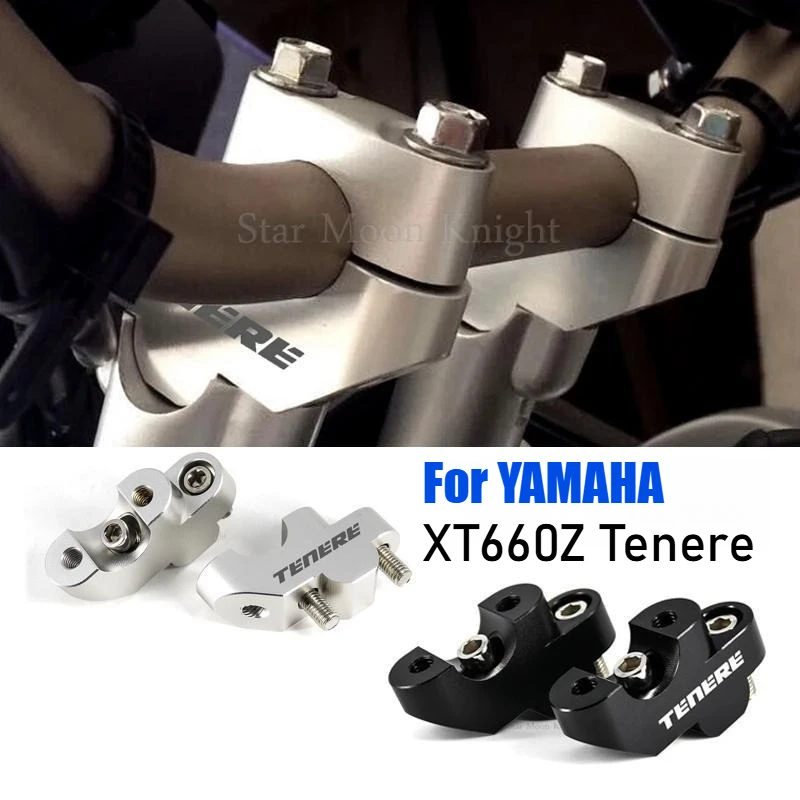 Para YAMAHA XT660Z Tenere XT 660 Z, Elevador de Manillar, Adaptador de Abrazadera para Manillar de 22mm 7/8'', Kit de Abrazadera de Manillar de Aluminio CNC