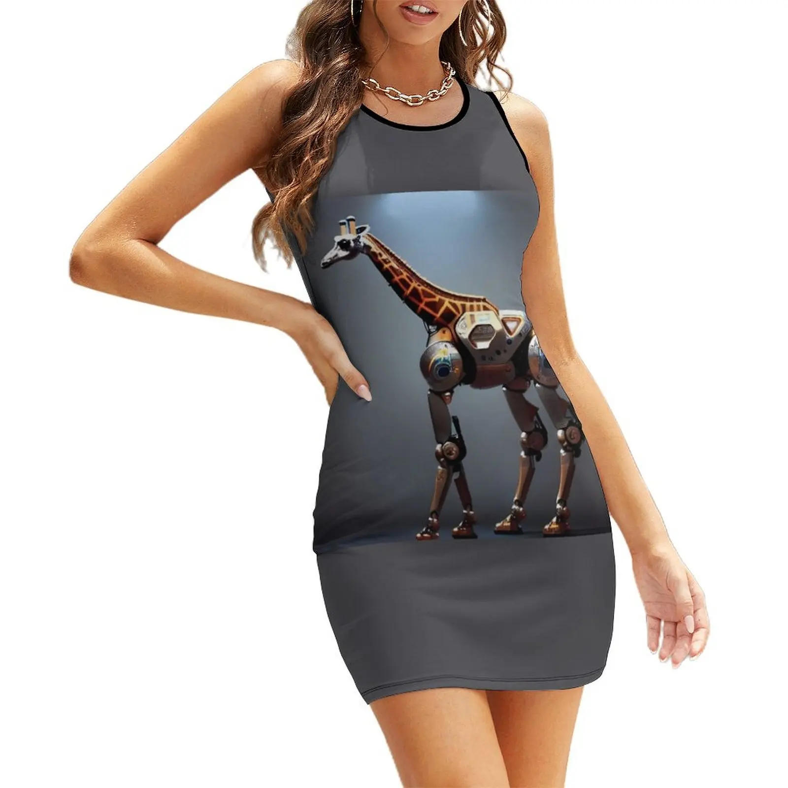 

CyberGiraffe Sleeveless Sundress summer dress women 2025 sexy dress dresses for woman 2025 wedding guest dress 2025