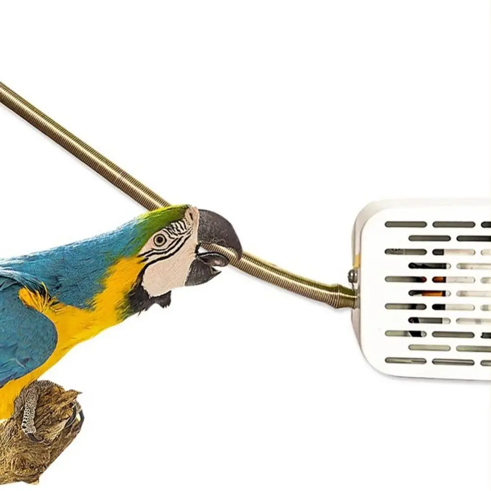 Anti Bite Bird Cage Heater Metal Chew-Proof Wire No Light Warming Heat Lamp Easy To Install Quickly Warm Parrot Warming Lights