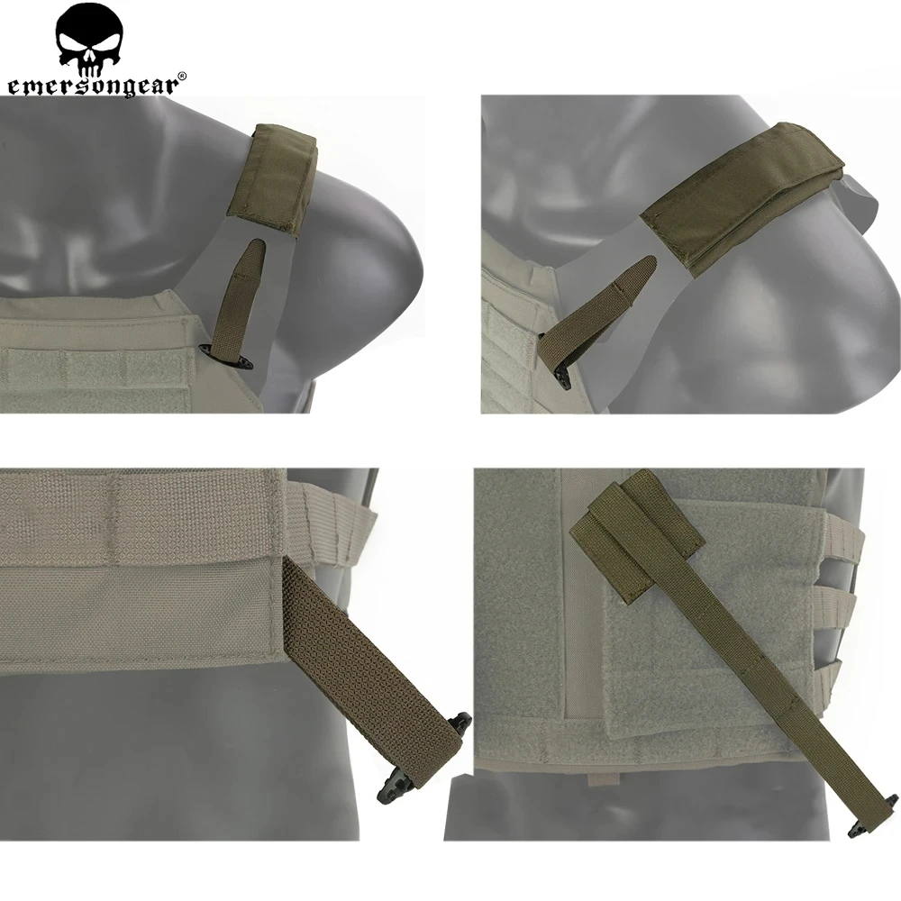 Emersongear Vest Quick Release Set For JPC NJPC Molle Vest Accessories Hunting Trekking Nylon Hiking EM9531