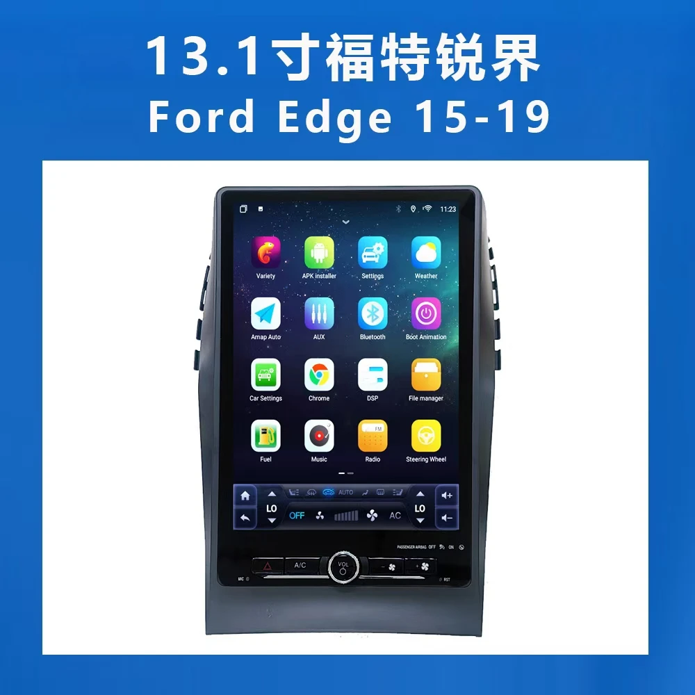 Android 13 For Ford EDGE 2015 2016 2017 2018 2019 CarPlay Radio Car GPS Navigation DSP Head Unit Multimedia Player Auto Stereo