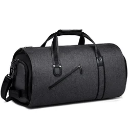 Nuova borsa da viaggio pieghevole per organizer per abiti da uomo di grande capacità Borsa da palestra multifunzionale Borsa da viaggio pieghevole per modelli aziendali