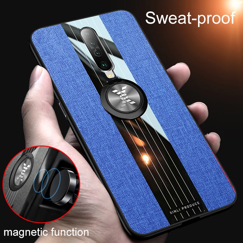 Роскошный тканевый чехол для Redmi K20 Pro K30 K40 K50 для Xiaomi Poco F2 Pro M2 M3 X3
