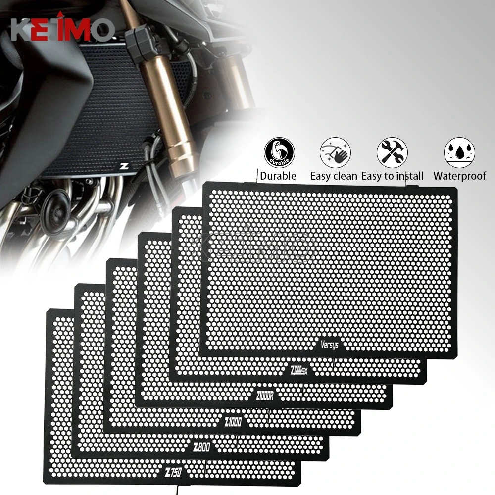 

Motorcycle Accessories Z750/S/R Radiator Grille Guard Protector Cover For Kawasaki Z800 Z1000 R/SX Versys Ninja 1000 1100 SX
