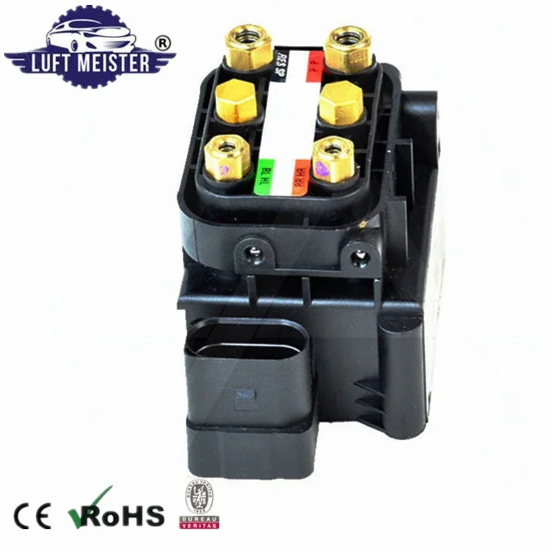 AW933B486AB Air Suspension Compressor Solenoid Valve Block for aguar XJ-Series X351 2009-2016