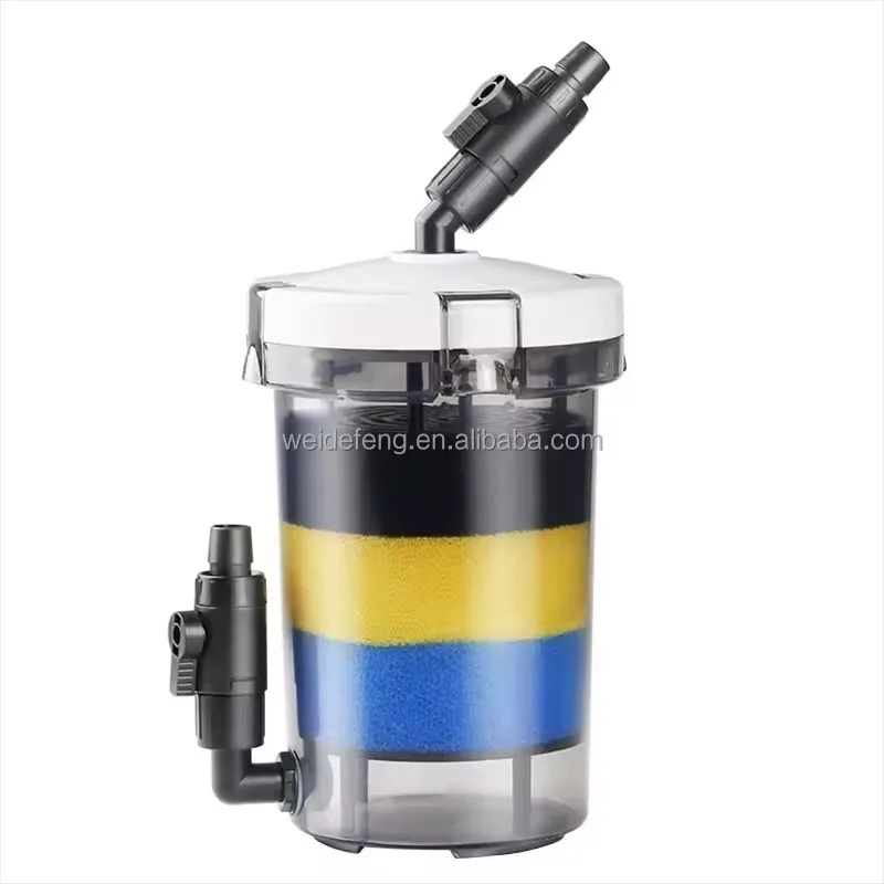 canister filter High Performance Super Quiet Fish tank Transparent Aquarium Filter Canister Filter Pump