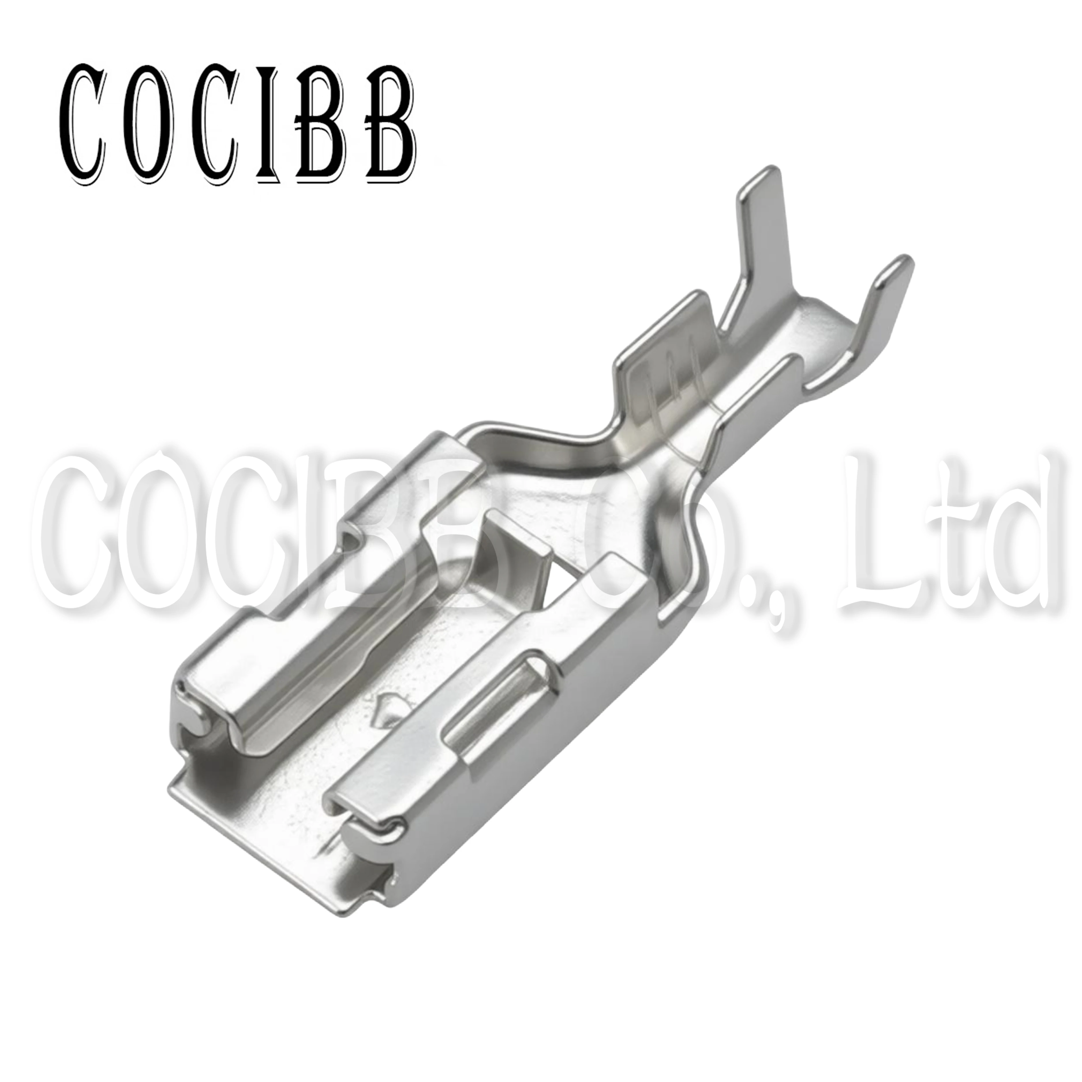 

20 Pcs Car Brass Tinned Automotive Wire Crimp Terminal Block 6.3 mm Female Splice Pin TE AMP Positive Lock Contacts 170454-2