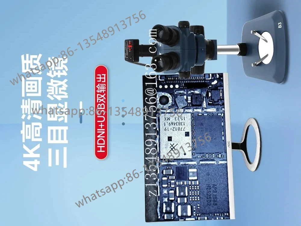 Microscopic binocular and binocular stereo vision with continuous magnification of 7-50x factory direct sales