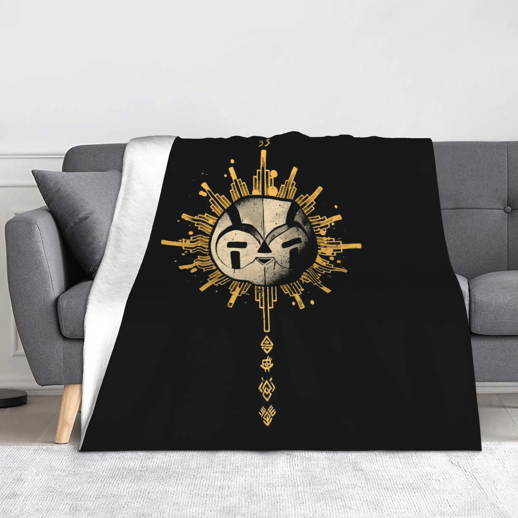 Clair Obscur Expedition 33 Mon Ami Wool Blankets  Awesome Throw Blanket for Home Hotel Sofa  200x150cm Bedspreads