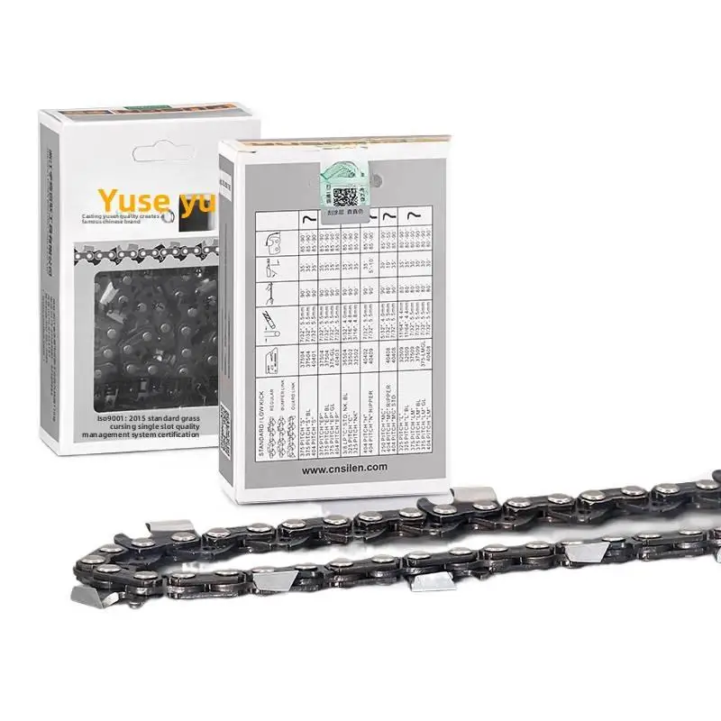 Fabryka oryginalna do piły łańcuchowej, piły elektrycznej, Yusen Small 3/8-16 cali, 28-ostrzowa, 57-łączowa, akcesoria do piły łańcuchowej