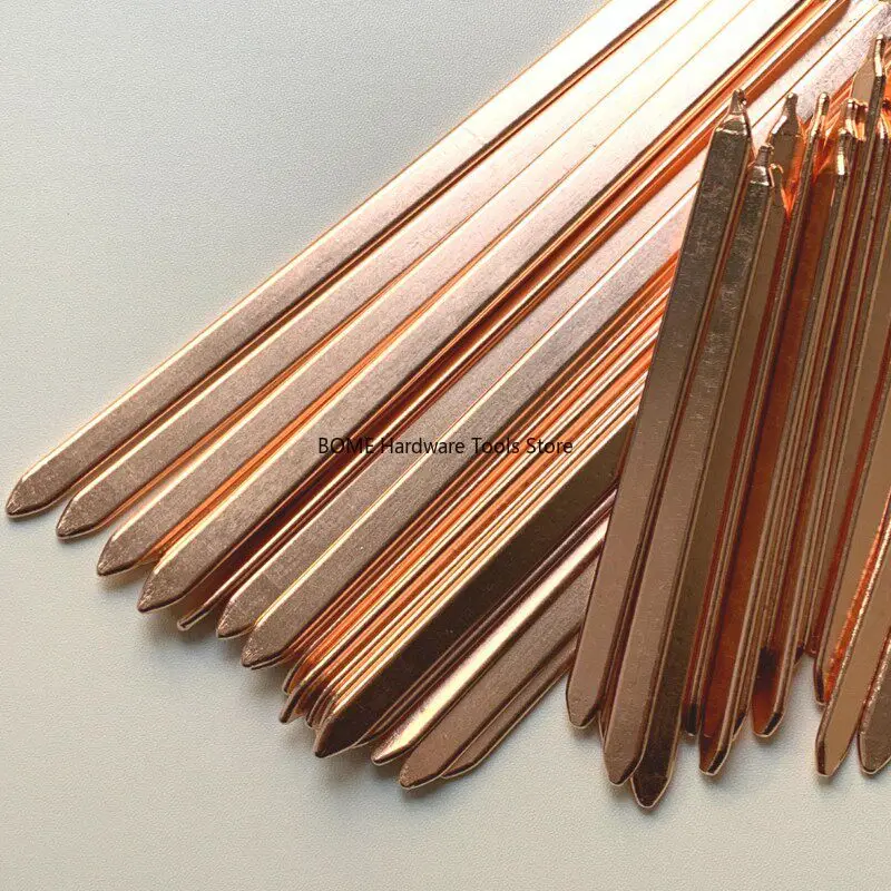 1pc 50mm-300mm Pure Copper CPU GPU RAM Heatpipe Tube Laptop Radiator Heating Cooler Flat Heat Pipes Heatsink Notebook Computer
