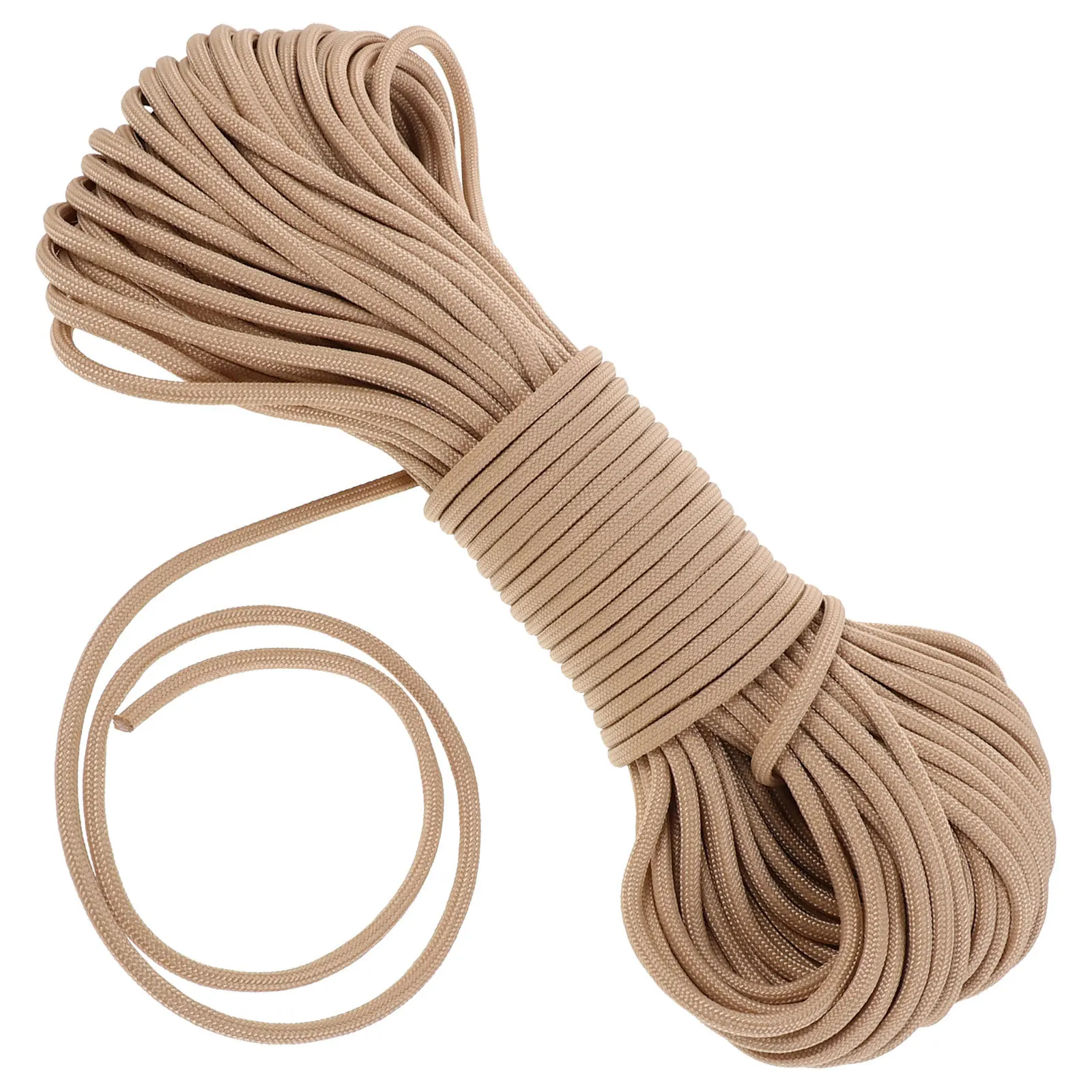 

Parachute Cord 4mm Solid Braid Polyester Tent Rope Outdoor Camping Tie Down Guide Ropes Hiking Windproof Camping Survival Rope
