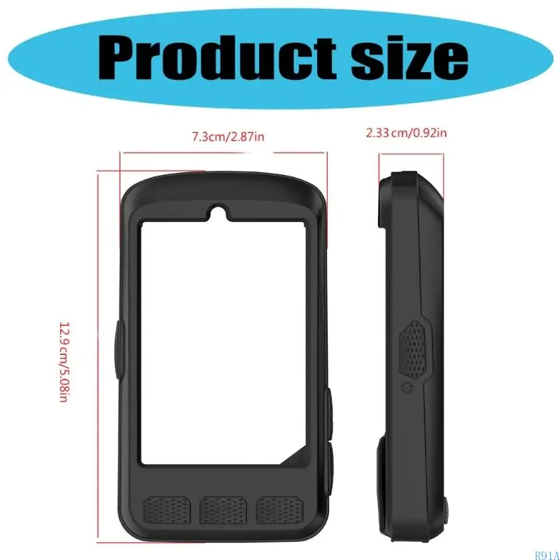 R91A ELEMNT強化エッジと簡単なインストールスクリーンプロテクターのためのライトウェイトアンチスロップカバー